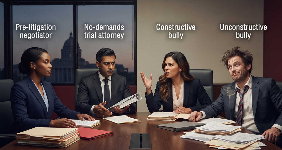The Four Types of Plaintiff Attorneys Every Adjuster Learns to Recognize